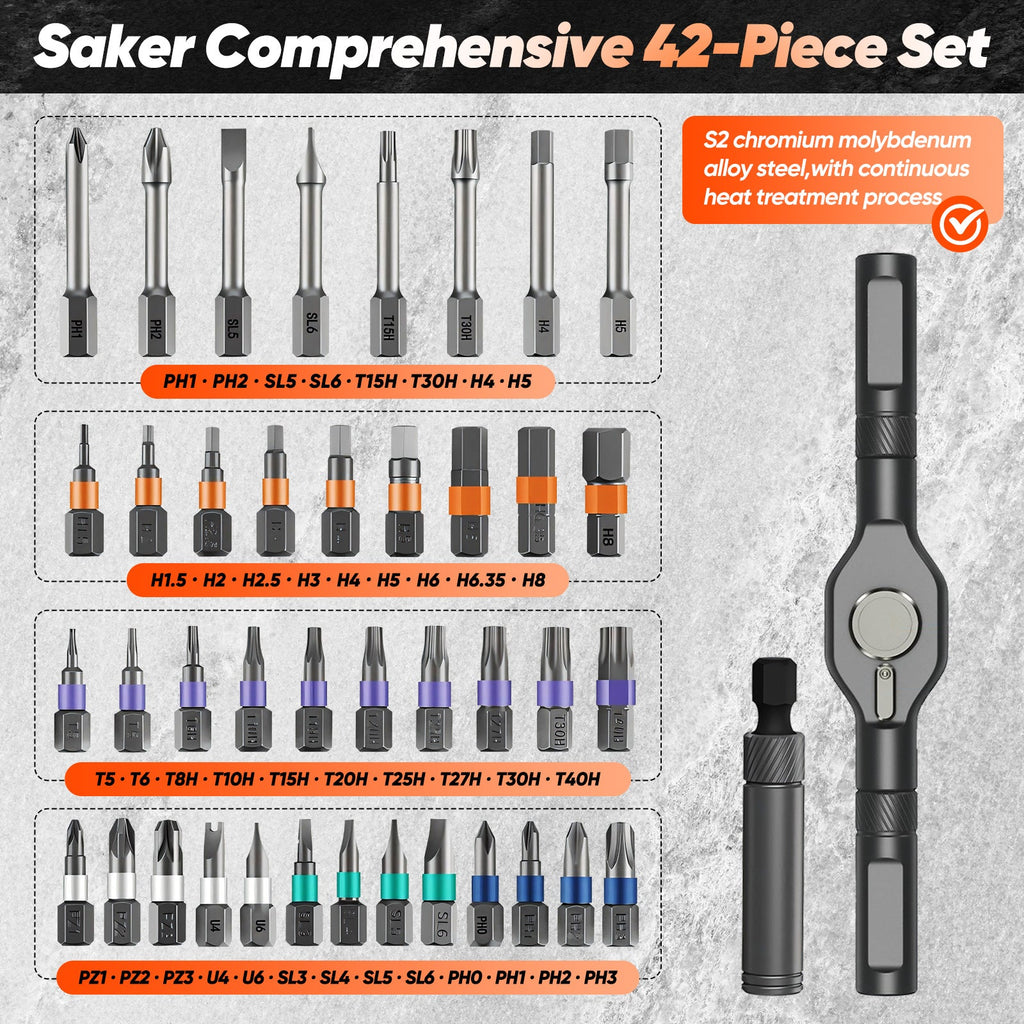 42 in 1 Magnetic Screwdriver Set