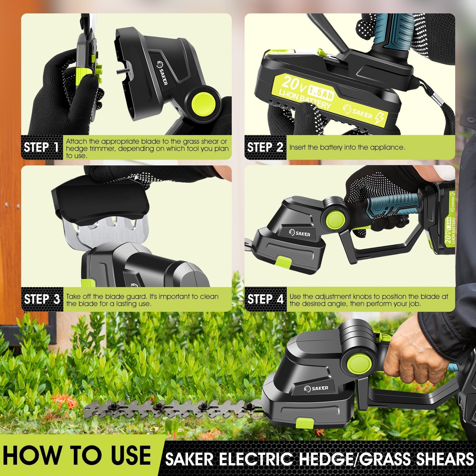 ® Cordless Hedge Trimmer