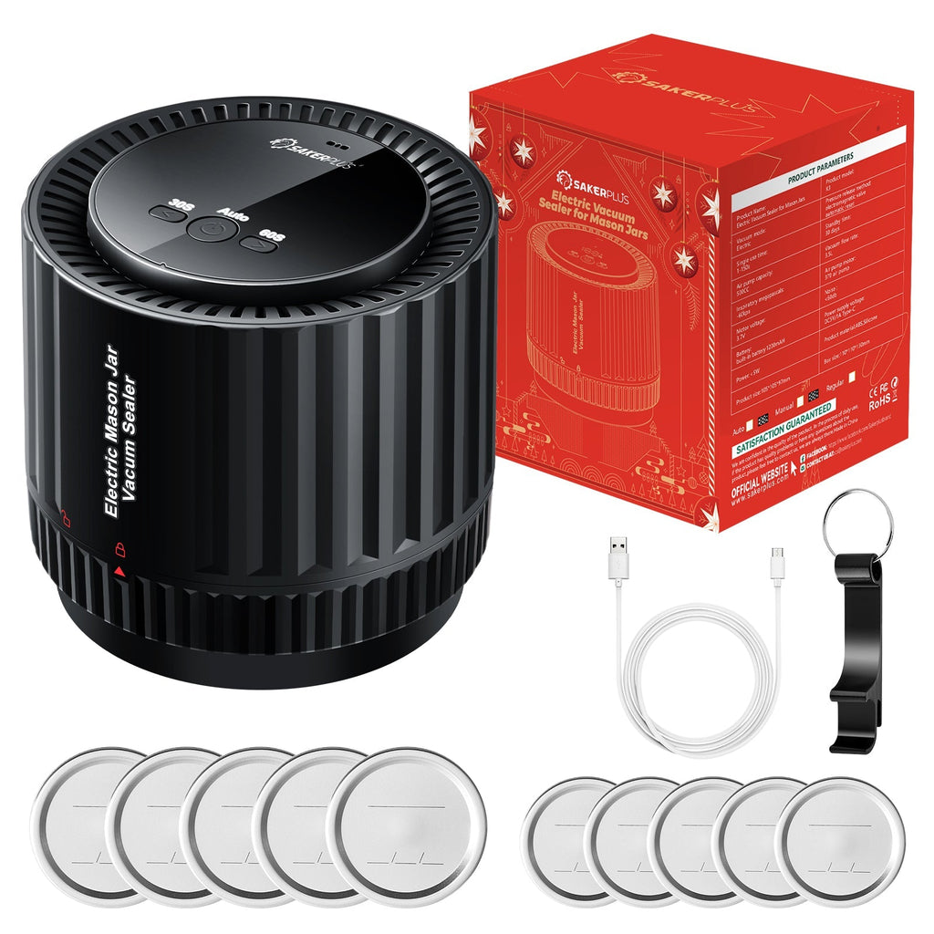Efficient Food Saver -  Electric Vacuum Sealer For Mason Jars