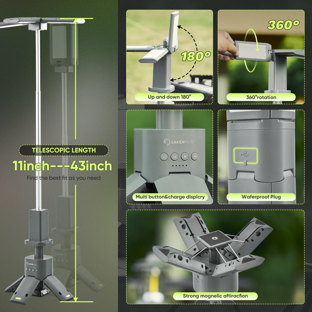 Telescopic Rechargeable Camping Lantern