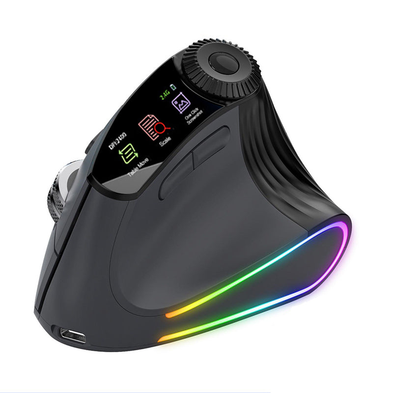 Ergonomic Triple-Connect Wireless Mouse